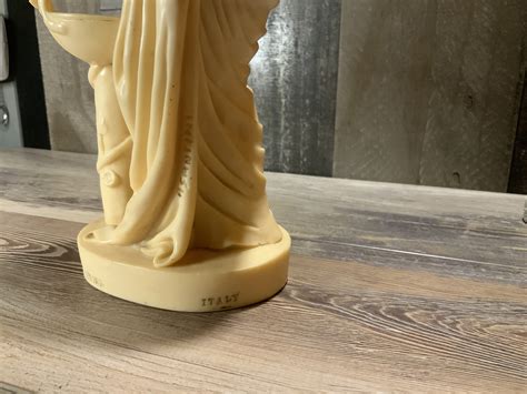 Vintage A Santini Sculptures Italy Partially Nude Women W Free Aseda Glasbruk Vase Included