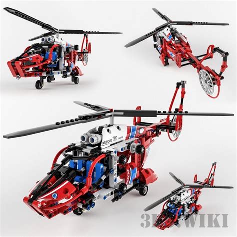 Спасательный вертолет - Скачать 3D-модель (7792) | zeelproject.com