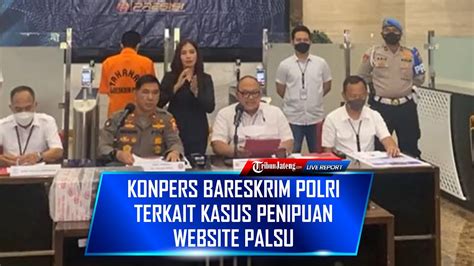 Konpers Bareskrim Polri Terkait Kasus Penipuan Melalui Sistem Digital