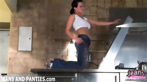 Skinny Yo Babe Alex Teasing In Tight Black Jeans Alex Black