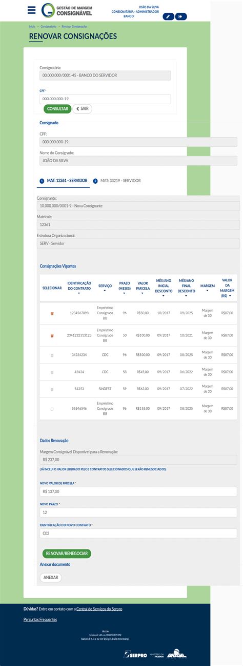 Sistema De Gestão De Margem Consignável Consignatária Como Renovar