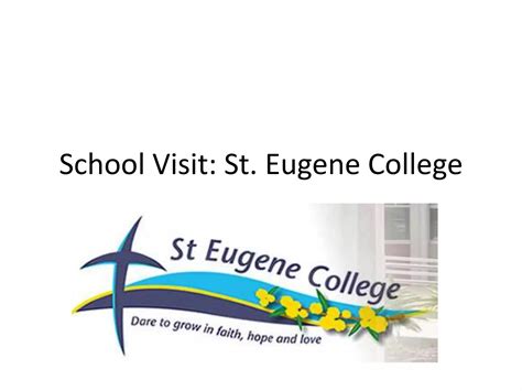 School Visit - St Eugene College, Burpengary | PPT