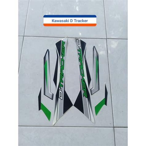 Jual Striping Stiker Motor Kawasaki KLX D Tracker Hijau Shopee Indonesia