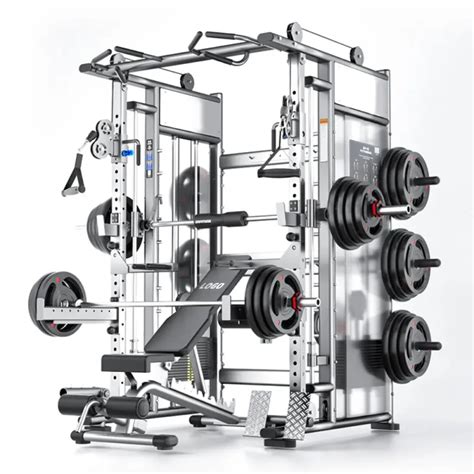 Commercial Life Fitness Power Half Squat Rack Multi Functional Smith