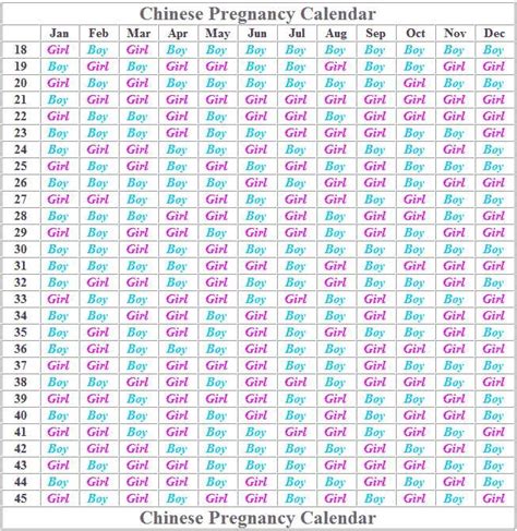 CHINESE BABY CALENDAR - Yangah Solen