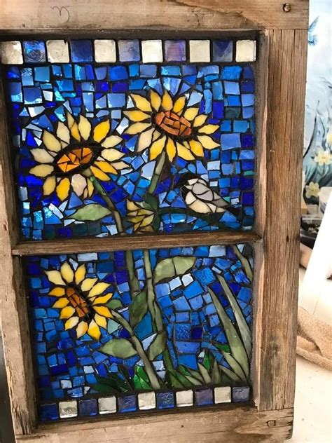 Pin By Samantha Judd On All Things Crafting Glass Mosaic Art Stained