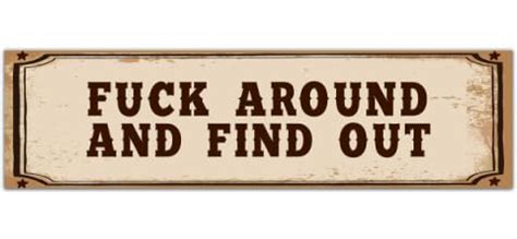 Amazon Fuck Around And Find Out Bumper Sticker Automotive