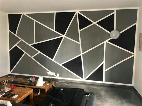 Geometric Wall Art Painting Designs And Ideas||Attractive Shades ...