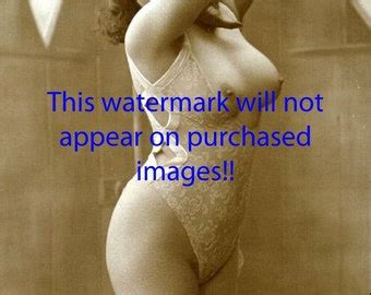 Exotic French Nude Vintage Photo Reprint By Piecesofthepast