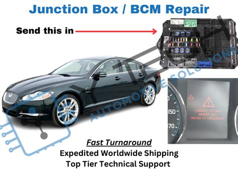 2007 2015 Jaguar Xf X250 Smart Key Not Found Bcm Junction Repair