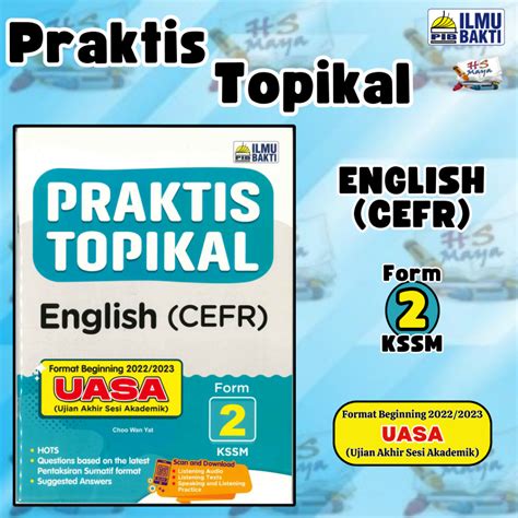 Exercise Book Praktis Topikal English Cefr Form Kssm Uasa