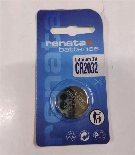 Renata CR2032 Lithium Battery, Button Type at best price in Mumbai | ID ...