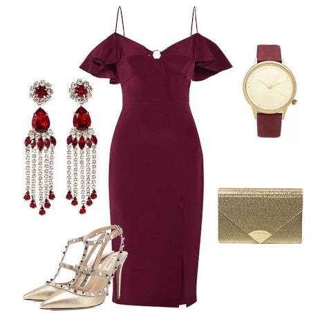 Украшения к бордовому платью - статьи о ювелирных изделиях и украшениях ...