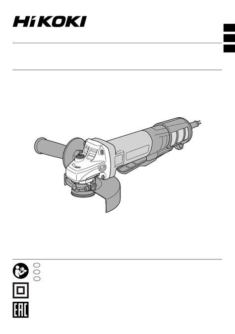Bedienungsanleitung HiKOKI G13BYEQ (28 Seiten)
