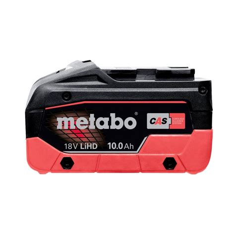Metabo 625549000 18v LiHD 10.0Ah Li-Ion Battery | Power Tool World