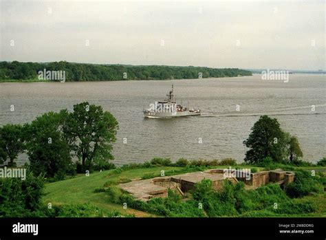 A Port Bow View Of The Ocean Minesweeper Uss Impervious Mso 449 As