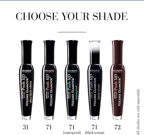 Bourjois, Volume Glamour Effet PUSh Up. Mascara. 31 Ultra Black. 7 Ml ...