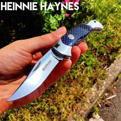 Heinnie Haynes | Folding knives, Boker knives, Buck knives