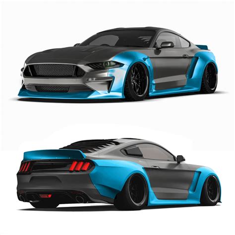 Ford Mustang S550 Widebody Kit 2018 2023 Ford Mustang Ford Mustang