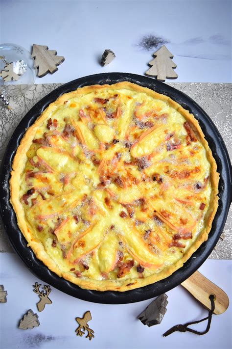 Tarte Aux Pommes De Terre Lardons Reblochon Recette Companion