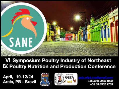 Vem A O Vi Simp Sio De Avicultura Do Nordeste E Iv Poultry Nutrition