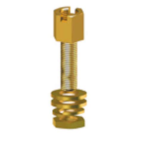 Hardware Specialty Keystone Hex Steel Slotted Jack Screw Zinc