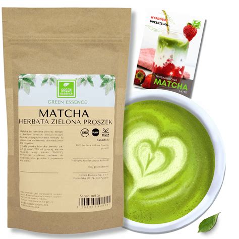 KETO MATCHA Herbata Zielona W Proszku 100g Proszek Do LATTE Green Tea