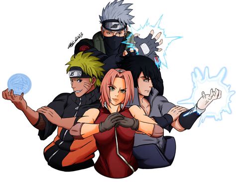 Naruto Shippuden Team 7 By Reach008 On Deviantart