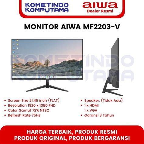 Jual MF2203-V 22" AIWA - Monitor LED AIWA MF2203-V 21.45" Flat 1080p ...
