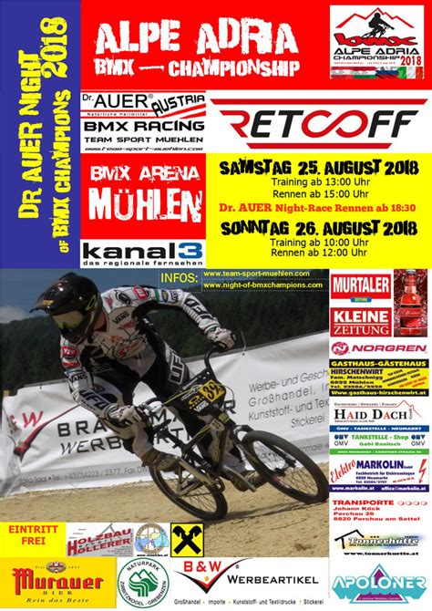 Alpe Adria Bmx Championship Bmx Racing De News Facts Shop Bmx