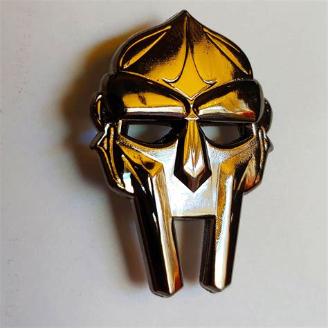 Mf Doom 3d Mask Black Nickel Lapel Pin 15 Etsy Mf Doom Doom Mf