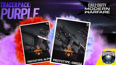 New Tracer Pack Purple Bundle Modern Warfare [laser Guns] Youtube