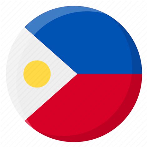 Philippines Filipino Flag Country Nation National Flags Icon