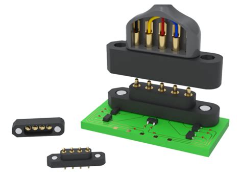 Maxnetic® Spring Loaded Connectors Mill Max Mouser