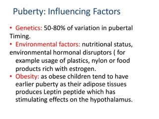 Puberty Disorders PPT