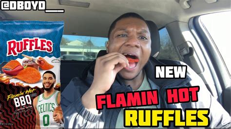 New Ruffles Flamin Hot BBQ Chips Jayson Tatum Ridges YouTube