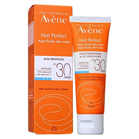 Protetor Solar Avène Mat Perfect Aqua Fluído Fps30 Sem Cor 50ml