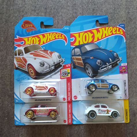 Hot Wheels Volkswagen Beetle HOLIDAY RACERS CHECKMATE COMPACT KINGS Shopee Malaysia