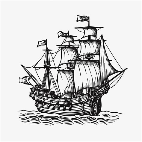 sailboat drawing 1