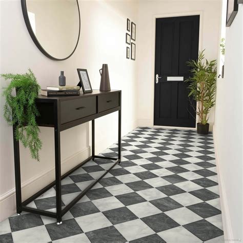 checkered tile flooring 1