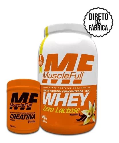 Kit Suplemento Whey Zero Lactose G Creatina G Mf Frete Gr Tis