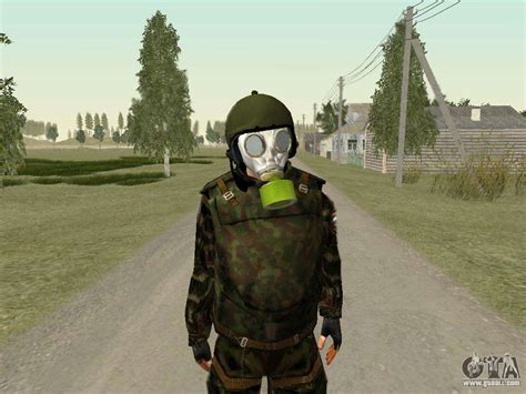 Russian Soldiers In Gas Mask For Gta San Andreas