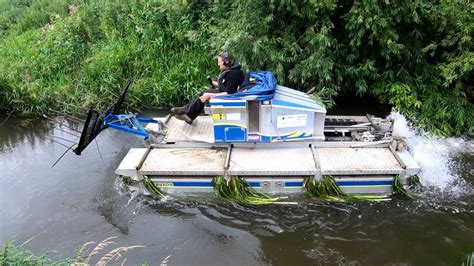 Amphibious Mower And Loader Storms Bonfires Youtube