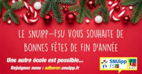 Bonnes vacances et bonnes fêtes de fin d année SNUipp FSU 59