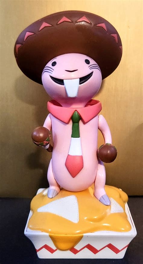 Rufus Naked Mole Rat Bobblehead Kim Possible Disney Authentic Vintage Bueno Nacho