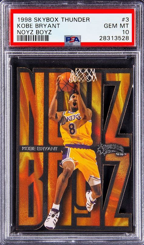 Best Kobe Bryant Basketball Cards From The S Skybox Thunder