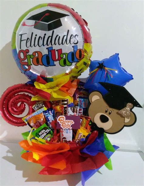 Detalles Globos Y Chocolates Arreglos De Graduacion Arreglos De