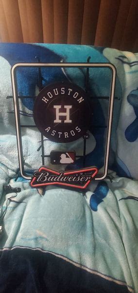 Budweiser Houston Astros Led Neon Sign Light Lamp