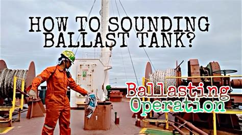 Paano Mag Sounding Ng Mga Ballast Tankstep By Step Until Finishbulk