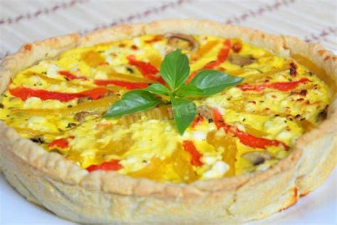 Французский пирог киш с запеченными овощами рецепт с фото пошагово ...